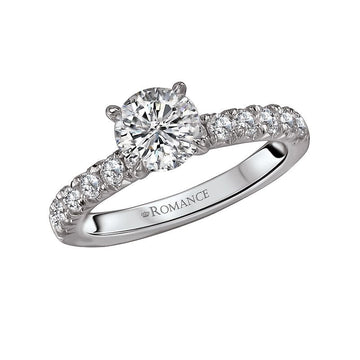 Orbelle 14K White Gold Diamond Engagement Ring Semi-Mount
