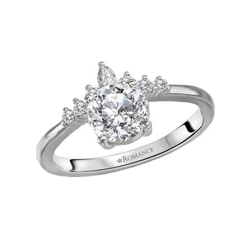 Orbelle 14K White Gold Marquise Diamond Semi-Mount Engagement Ring