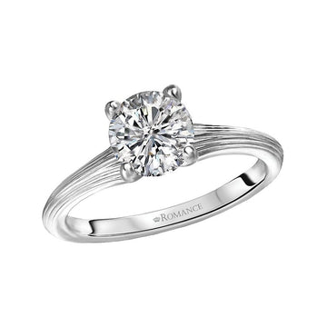 Orbelle Diamond Solitaire Semi-Mount Engagement Ring in 14K White Gold
