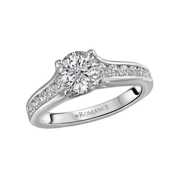 Bandora 14K White Gold Semi-Mount Diamond Engagement Ring
