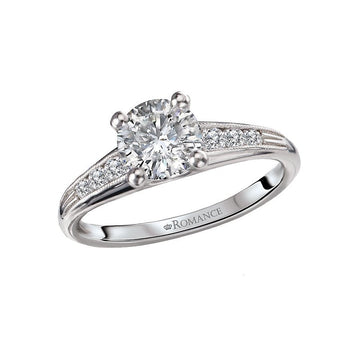 Orbelle 14K White Gold Diamond Engagement Ring