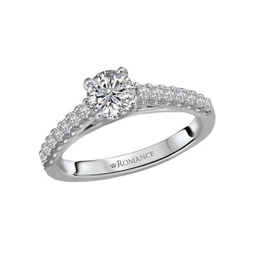 Orbelle Bandora 14K White Gold Diamond Engagement Ring