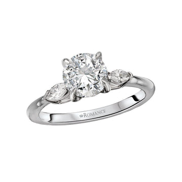 Orbelle 3-Stone Lab Grown Diamond Semi-Mount Engagement Ring