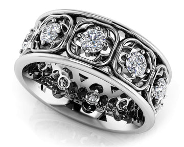 Center Of My Heart Eternity Ring Lab-Grown Diamond with 1.15 ct.(finished) 3.1mm