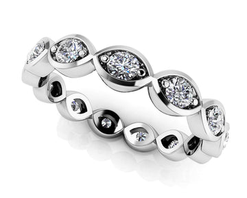 Joie Eternity Ring Lab-Grown Diamond with 0.43 ct.(finished) 2mm