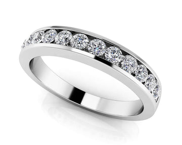 Channel Diamond Band In Lab-Grown Diamond with 0.49 ct.(finished) 2.2mm