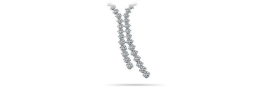 Diamond Bolero Tie Necklace Lab-Grown Diamond with 2.88 ct.(finished)
