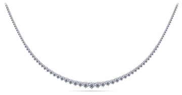 Graduated Red Carpet Diamond Necklace Lab-Grown Diamond with 10.05 ct.(finished)