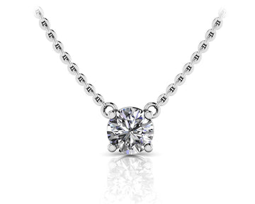 Simply Divine Diamond Solitaire Pendant Lab-Grown Diamond with 1.25 ct.(finished) 7mm