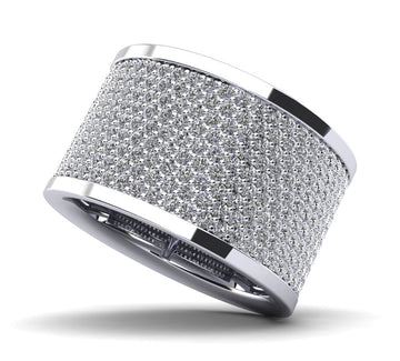 Brilliant Dreams Diamond Anniversary Ring Lab-Grown Diamond with 2.12 ct.(finished) 1.2mm