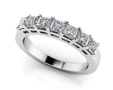 Brilliant Cut Dazzling Diamond Anniversary Ring Lab-Grown Diamond with 1.47 ct.(finished) 3.2mm