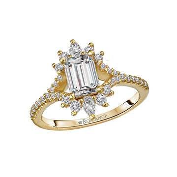 14K Yellow Gold Diamond Engagement Ring | Orbelle Semi-Mount