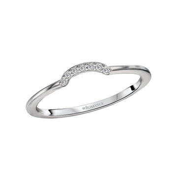 Orbelle Nesting Wedding Band - 14K White Gold Diamond Ring