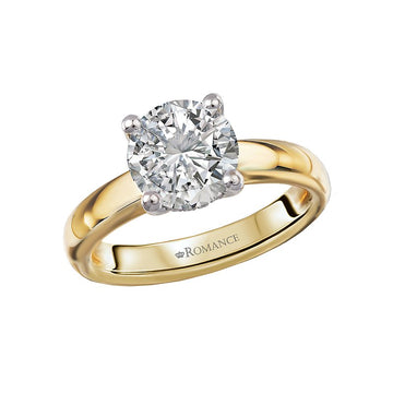 Orbelle Hidden Halo 14K Yellow Gold Semi-Mount Diamond Engagement Ring