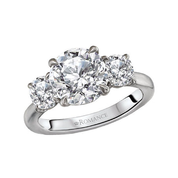 Orbelle Custom 3-Stone Lab Grown Diamond Semi-Mount Ring