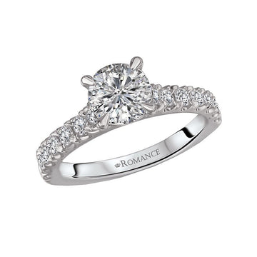 Orbelle 14K White Gold Diamond Semi-Mount Engagement Ring