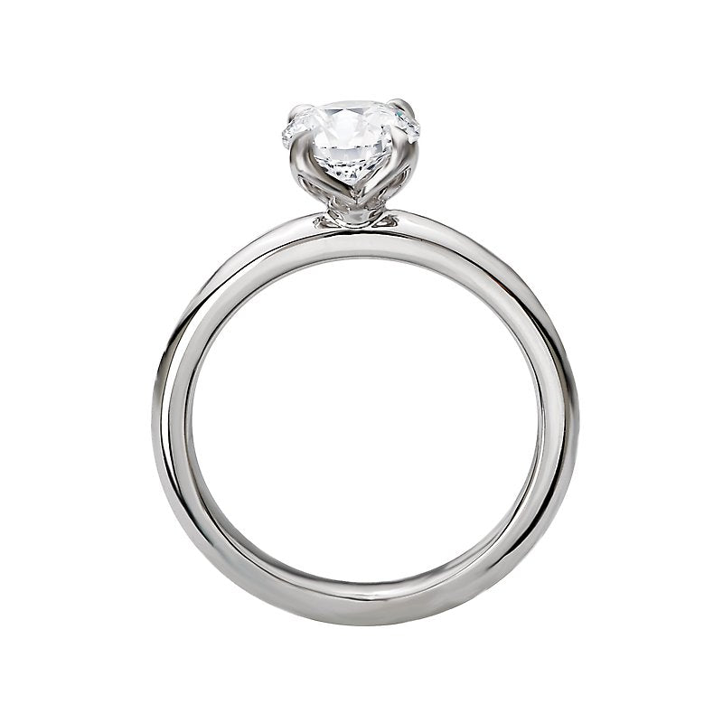 Aurenza Classics Solitaire Semi-Mount Diamond Ring - 14K White Gold
