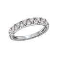 Luxora 14K White Gold Ladies Fashion Ring with Lab Grown Diamonds