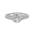 Orbelle Lab Grown Diamond Peg Head Semi-Mount Ring in 14K White Gold