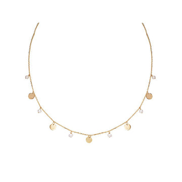 Italian 14kt Yellow Gold Freshwater Pearl Necklace - Luxora Essential Collection