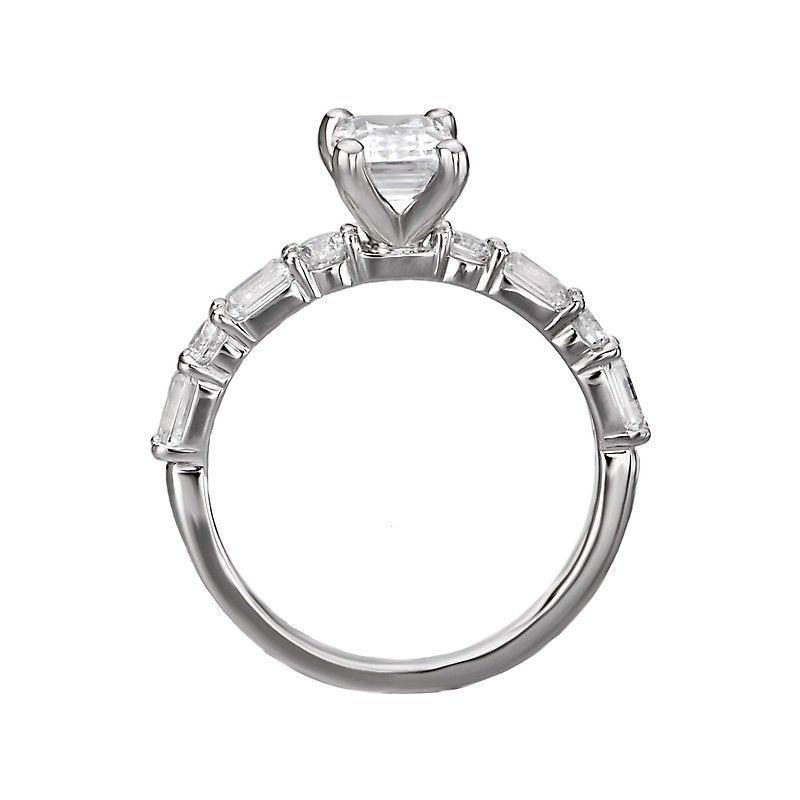 Bandora 14K White Gold Lab Grown Diamond Semi-Mount Engagement Ring