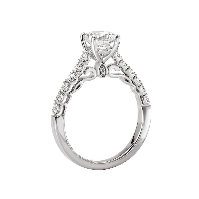 Bandora Orbelle Lab Grown Diamond Semi-Mount Engagement Ring in 14K White Gold