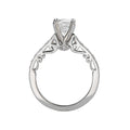 Orbelle Lab Grown Diamond Peg Head Semi-Mount Ring in 14K White Gold