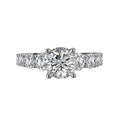 Bandora White Gold Semi-Mount Diamond Engagement Ring