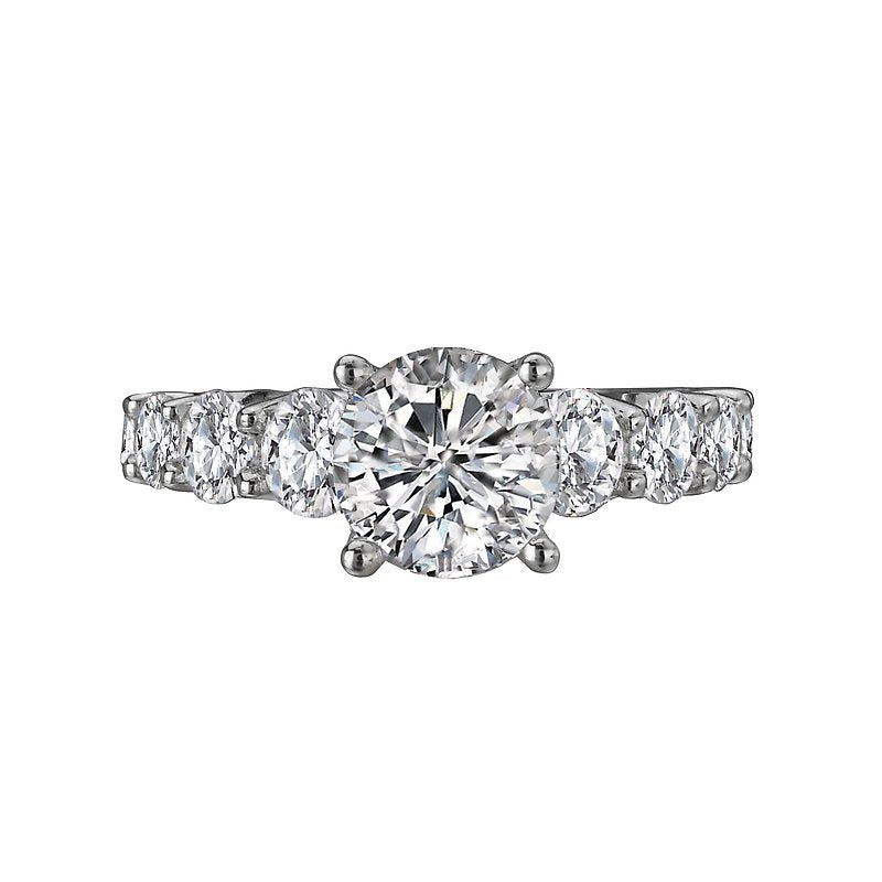 Bandora White Gold Semi-Mount Diamond Engagement Ring