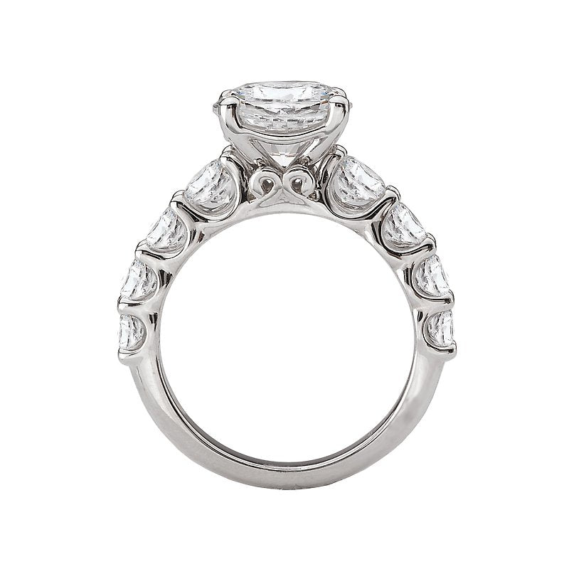 Orbelle Bandora Semi-Mount Lab Grown Diamond Ring in 14K White Gold