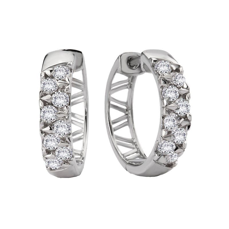 Luxora Lab Grown Diamond Ladies Fashion Ring in 14K White Gold