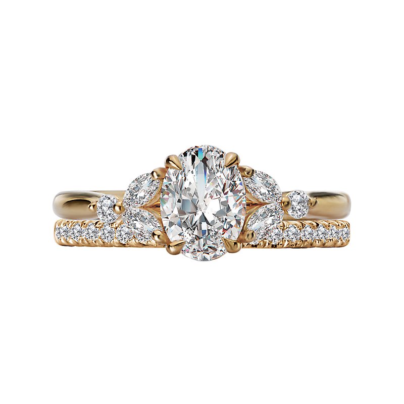 Orbelle Bandora Semi-Mount Engagement Ring with Lab Grown Diamond