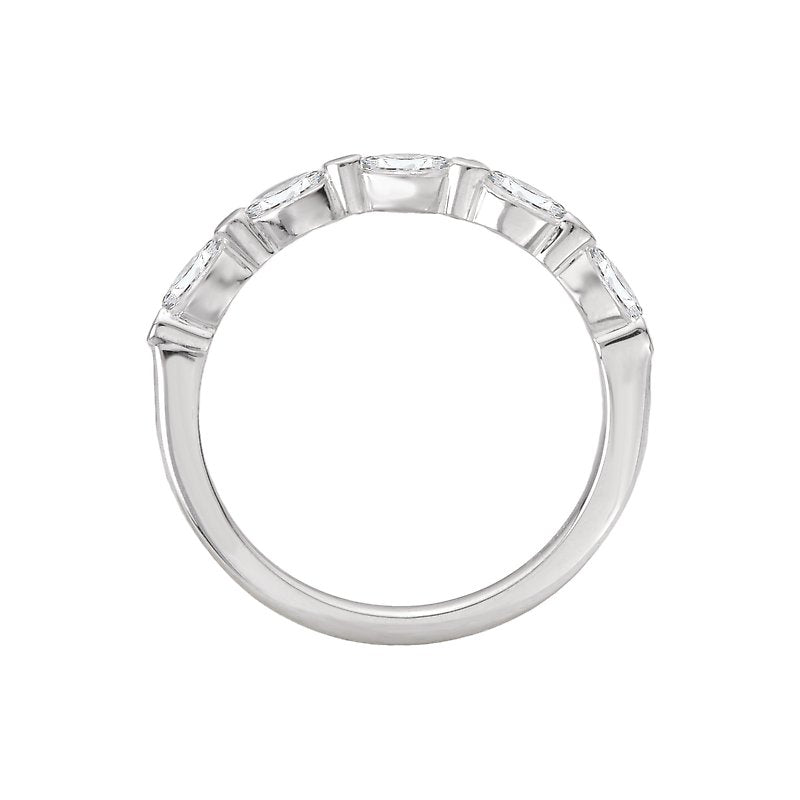 Orbelle Lab Grown Diamond Wedding Band in 14K White Gold