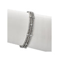 Luxora Ladies Fashion Diamond Bracelet - 14K White Gold Round Cut