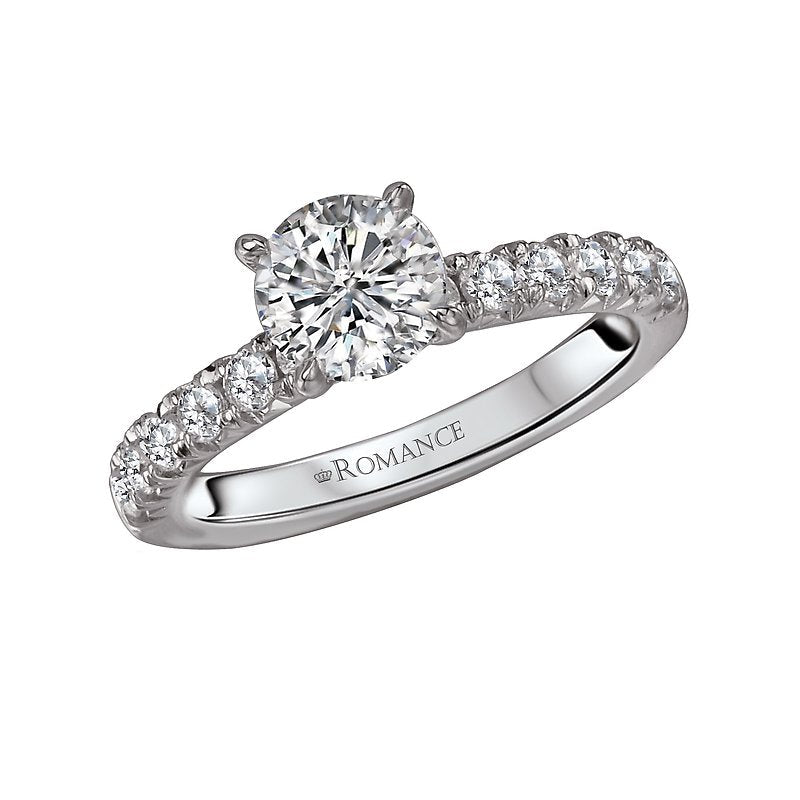 Orbelle 14K White Gold Diamond Engagement Ring Semi-Mount