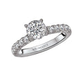 Orbelle 14K White Gold Diamond Engagement Ring Semi-Mount