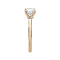 Orbelle Yellow Gold Solitaire Semi-Mount Engagement Ring with Lab Grown Diamond