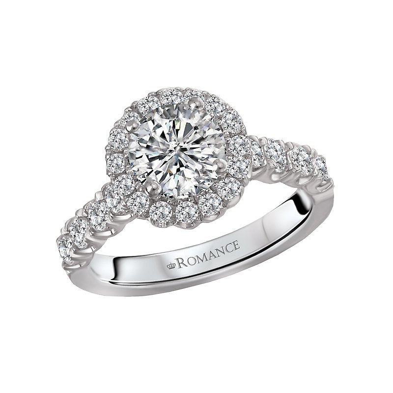 Orbelle Halo Semi-Mount Diamond Ring with Lab Grown Diamonds