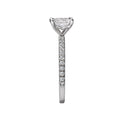 Orbelle White Gold Princess Cut Lab Grown Diamond Semi-Mount Ring
