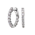 Luxora 14K Yellow Gold Diamond Hoop Earrings (D 1.0 carat total weight)