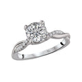 Glemera Bandora 14K White Gold Semi-Mount Diamond Ring