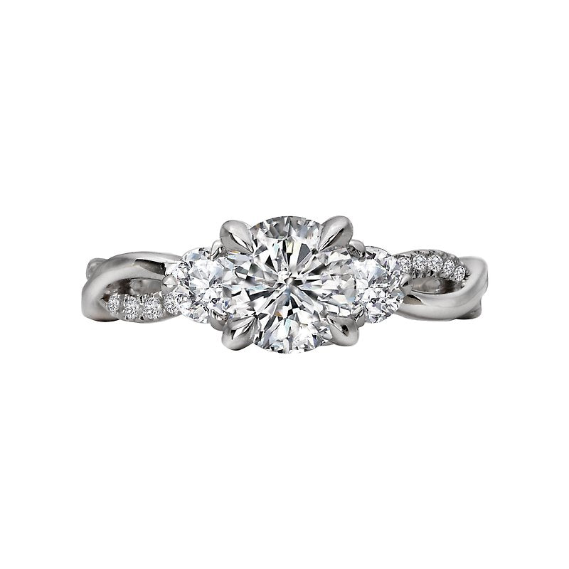 Orbelle Lab Grown Diamond Bandora Semi-Mount Diamond Ring