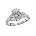 Orbelle 14K White Gold Marquise Cut Diamond Semi-Mount Engagement Ring