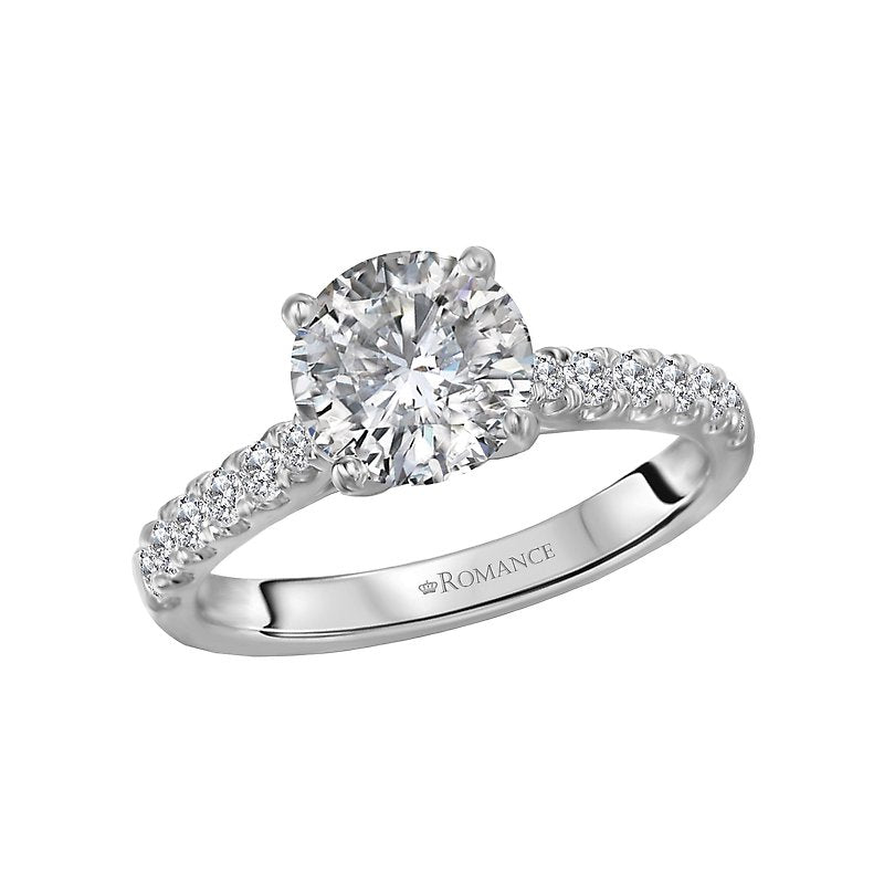 Bandora 14K White Gold Diamond Wedding Ring - Orbelle Collection