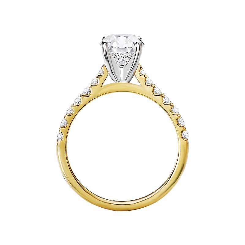 Orbelle Bandora 14K Yellow Gold Lab Grown Diamond Wedding Ring