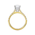 Orbelle Bandora 14K Yellow Gold Lab Grown Diamond Wedding Ring
