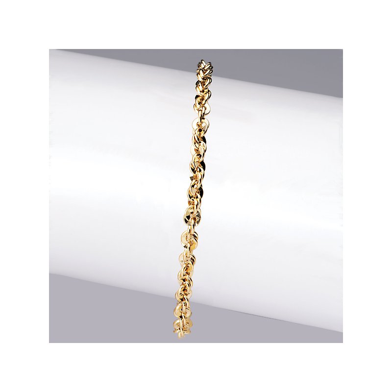 Luxora 14K Yellow Gold Link Bracelet - Italian Fashion Jewelry