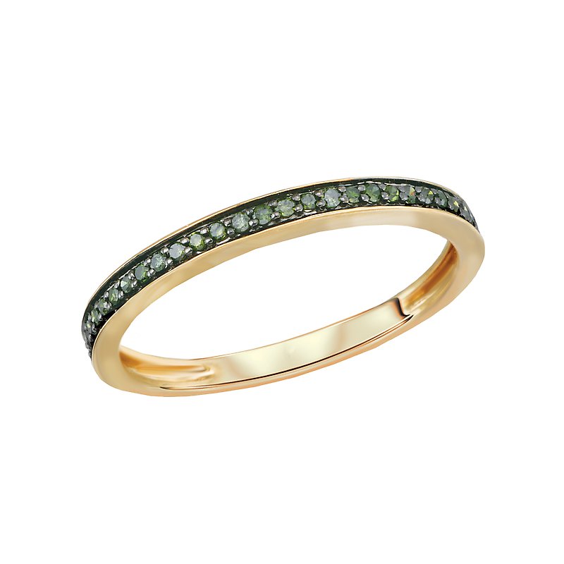 Luxora Ladies Stackable Diamond Band in 14K Yellow Gold