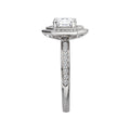 Orbelle Halo Semi-Mount Diamond Ring with Lab Grown Diamond in 14K White Gold