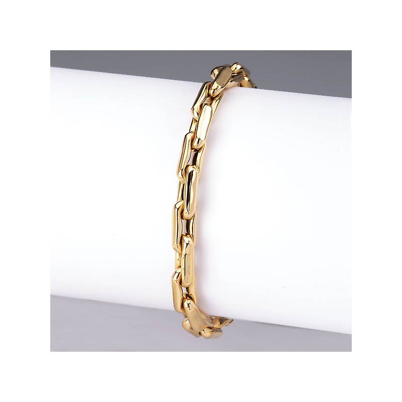Chic 14K Yellow Gold French Cable Bracelet - Luxora Collection